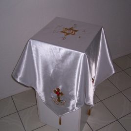 Rosey Cross Cloth with Solar Hexagram
